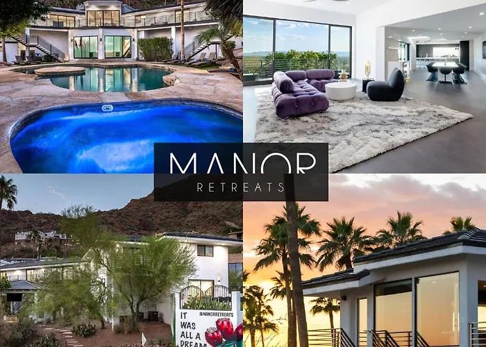 Camelback Mountain Mansion - Micro-resort, Views, Golf, Heated Pool, Game *